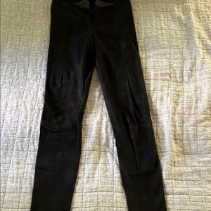 100% Lamb leather leggings.